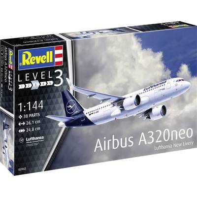 Zachtmoedigheid knoop terugtrekken Revell 63942 Airbus A320 neo Lufthansa Vliegtuig (bouwpakket) 1:144 kopen ?  Conrad Electronic