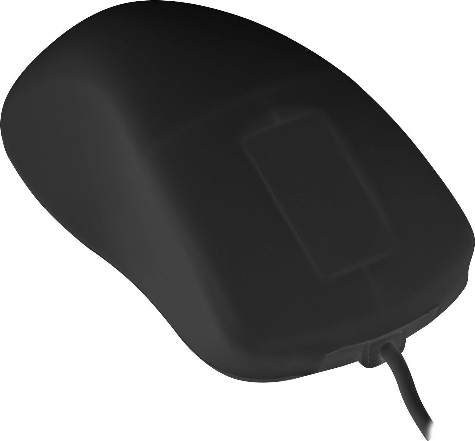 Contour Active Key AK-PMH1 Hygiënische muis USB Optisch Zwart 2 Toetsen 1000 dpi Geschikt voor desinfectie (DGHM/VAH), S-2