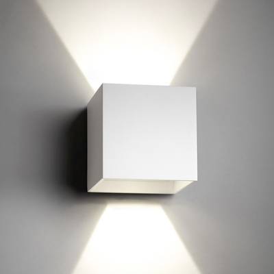 mlight Cube 81-4006 LED-buitenlamp (wand)    6 W Wit