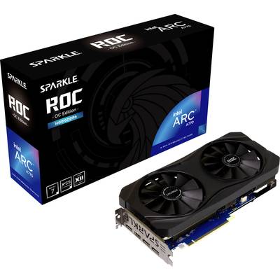 Grafische kaart Sparkle ROC Editie met verpakking. Bevat 16GB GDDR6, ondersteunt DirectX 12 en is geschikt voor PCI Express 4.0.