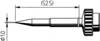 Soldeerstift, recht, potloodpunt, 1,0 mm, verpakking van 10 stuks