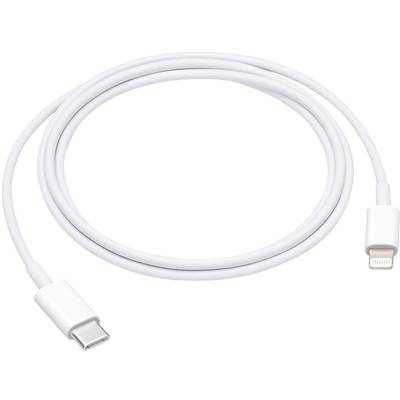  Apple iPad/iPhone/iPod Aansluitkabel [1x USB-C stekker - 1x Apple dock-stekker Lightning] 1.00 m Wit