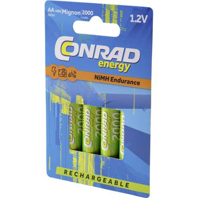 racket jazz Ontslag Conrad energy Endurance HR06 Oplaadbare AA batterij (penlite) NiMH 2000 mAh  1.2 V 4 stuk(s) kopen ? Conrad Electronic