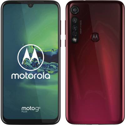 Motorola Moto G8 Plus Smartphone  64 16 cm (6.3 inch) Donkerrood Android 9.0 Dual-SIM