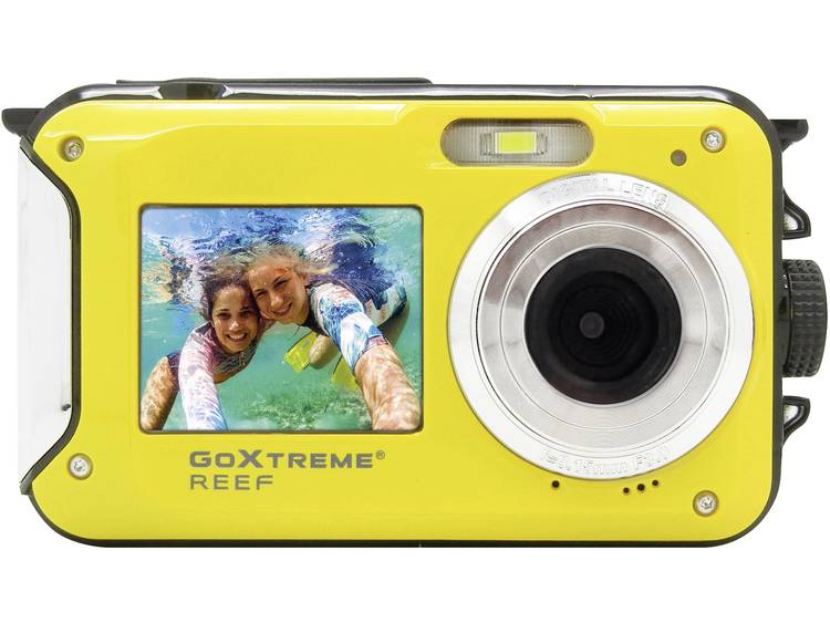 GoXtreme Reef Yellow Digitale camera 24 Mpix Geel Full-HD video-opname, Waterdicht tot 3 m, Onderwat
