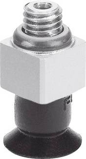FESTO Vacuümzuiger VAS-10-M5-NBR 173440 M5 Nominale breedte 2 mm Materiaal (behuizing) Aluminium kneedlegering Afdichtmateriaal NBR
