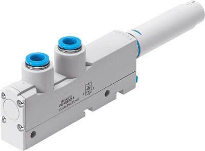 FESTO Vacuümzuigmond VN-14-H-T4-PQ3-VQ3-RO2-A 532646 QS-8, Geluiddemper Nominale breedte 1.4 mm Materiaal (behuizing) PA, POM Afdichtmateriaal NBR