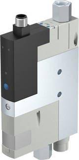 FESTO Vacuümzuigmond OVEM-07-H-B-GO-CE N-1P 540026 27.6 V/DC G 1/4, Geluiddemper Nominale breedte 0.70 mm Materiaal (behuizing) Aluminium spuitgietwerk, PA Afdichtmateriaal NBR In rust gesloten