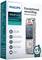 Verpakking van een Philips VoiceTracer audiorecorder met functies voor uitstekende opnamekwaliteit, 8GB opslag en MP3/PCM-modus.