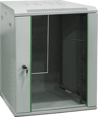 Renkforce RF-NC-140 19inch-wandkast (b x h x d) 600 x 816.2 x 450 mm 16 HE Grijs (RAL 7035)