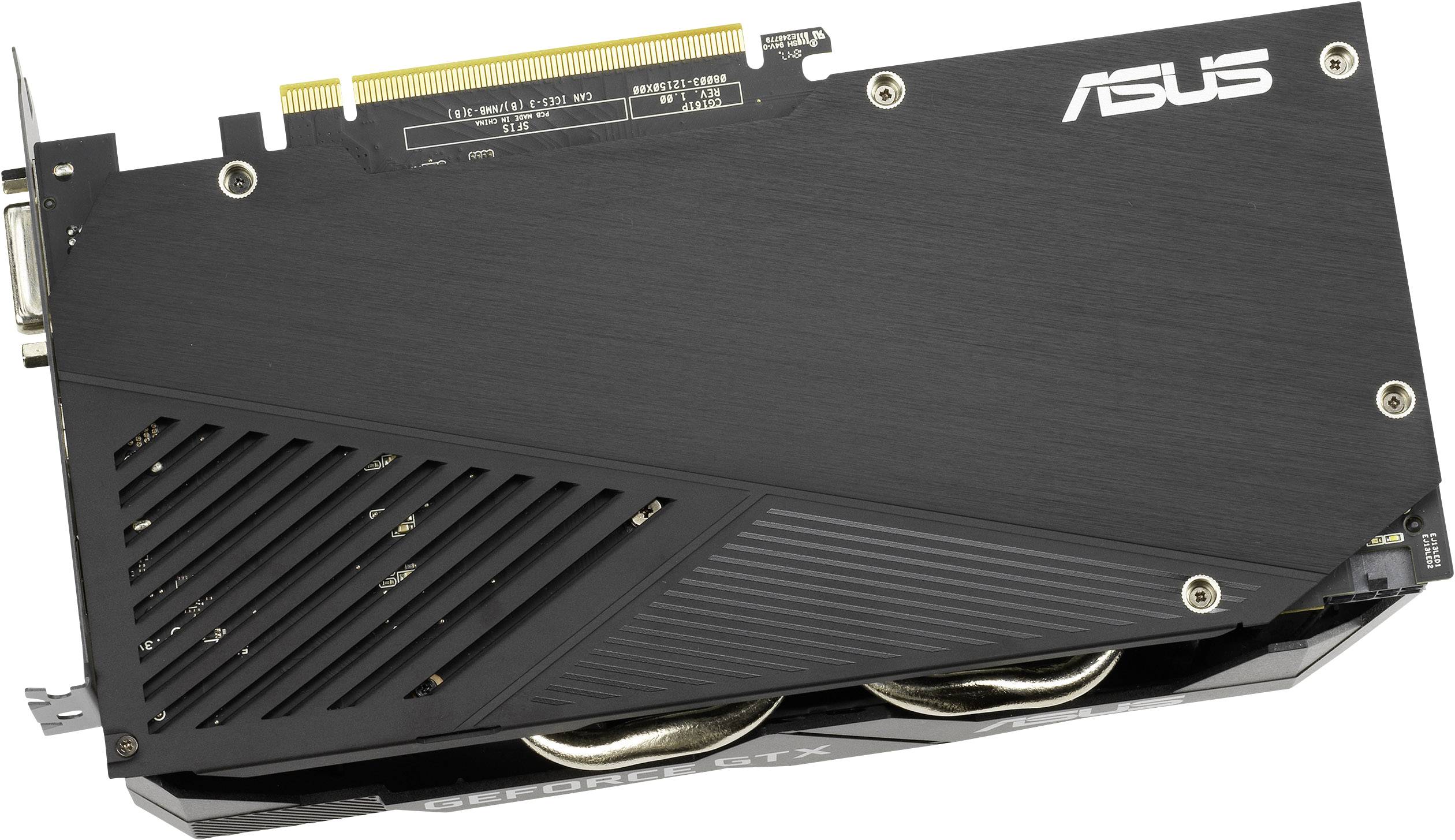 Asus Nvidia GeForce GTX1660 Super Videokaart SUPER EVO Overclocked 6 GB GDDR6-RAM PCIe x16 HDMI, DisplayPort, DVI-1