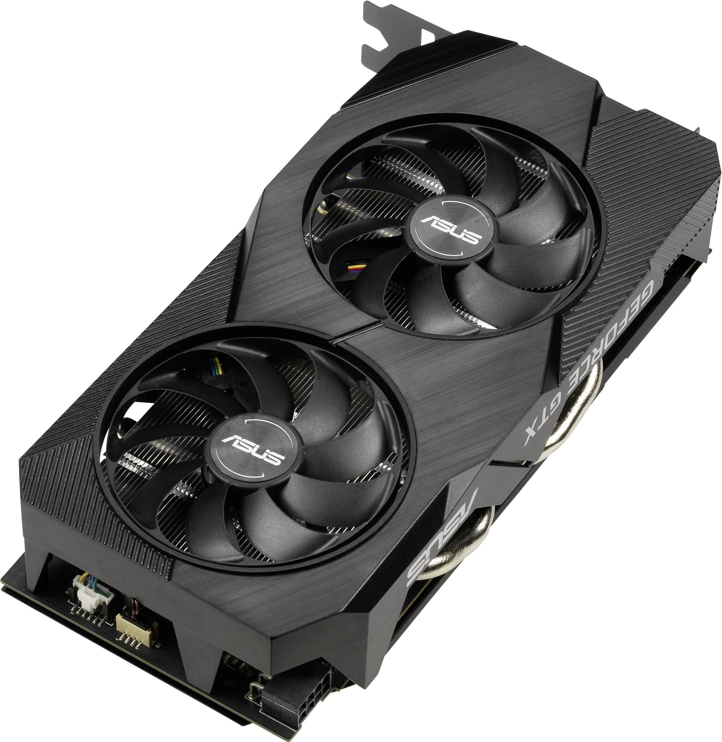 Asus Nvidia GeForce GTX1660 Super Videokaart SUPER EVO Overclocked 6 GB GDDR6-RAM PCIe x16 HDMI, DisplayPort, DVI-5