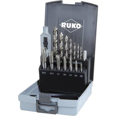 RUKO 245004RO Machinetapboorset 15-delig         1 set(s)