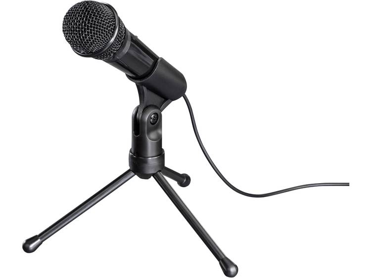 PC-microfoon Hama MIC-935 Allround Zwart Kabelgebonden Incl. standaard