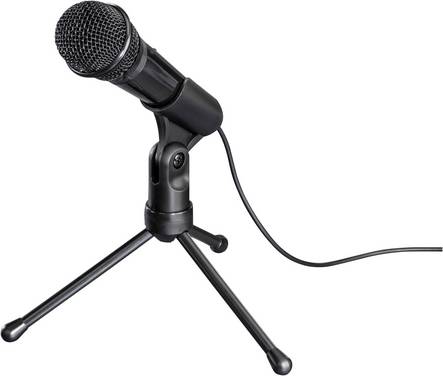 Statief PC-microfoon Hama  Zendmethode:Kabelgebonden Incl. standaard