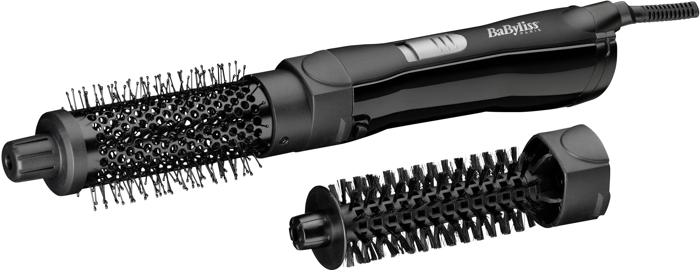 Babyliss Shape & Smooth Warmeluchtborstel Zwart-0