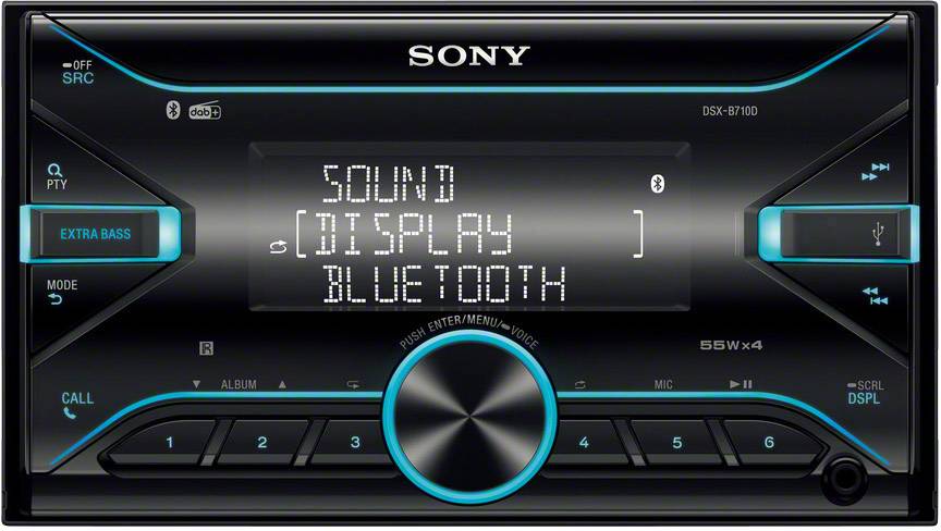 Tutor Sicilië details Sony DSX-B710KIT Autoradio enkel DIN DAB+ tuner, Incl. DAB-antenne kopen ?  Conrad Electronic