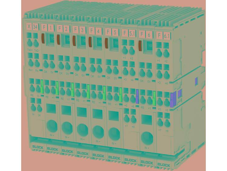 Block EB-1824-030-0 Elektronische aardlekschakelaar 24 V-DC 3 A 1 x