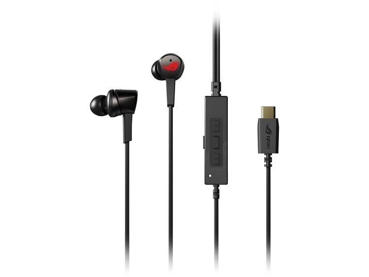 Asus ROG Cetra Gaming headset USB-C Kabelgebonden In Ear Zwart