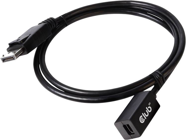 CLUB3D cac-1120 1 m Mini DisplayPort DisplayPort Zwart