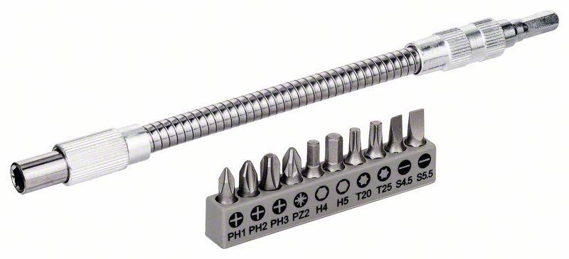 Bosch Accessories 2608522376 2608522376 Bitset Kruiskop Pozidriv, Kruiskop Phillips, Inbus, Binnen-zesrond (TX), Plat