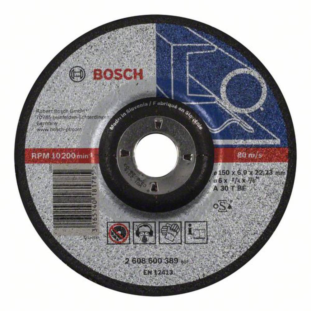 Bosch Accessories 2608600389 2608600389 Afbraamschijf gebogen 150 mm 22.23 mm 1 stuk(s)