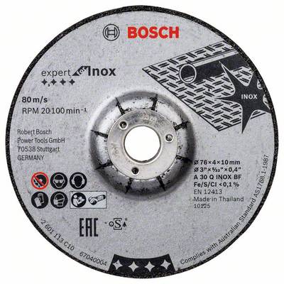 Bosch Accessories 2608601705 2608601705 Afbraamschijf recht  76 mm 10 mm 2 stuk(s)