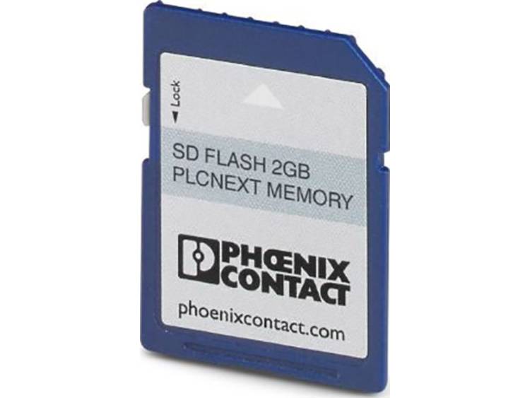 Phoenix Contact 1043501 SD FLASH 2GB PLCNEXT MEMORY PLC-geheugenmodule 3.3 V-DC