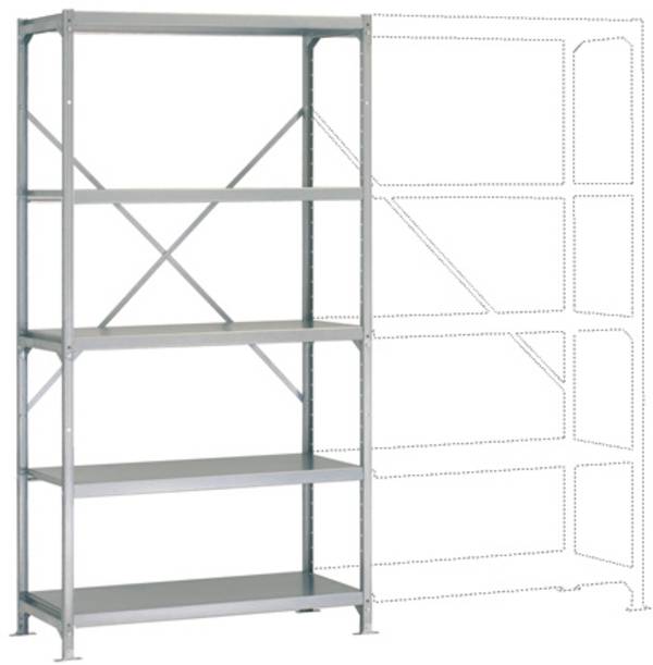Manuflex RM2282 Magazijnstelling basismodule (b x h x d) 1030 x 2000 x 600 mm Staalbodem