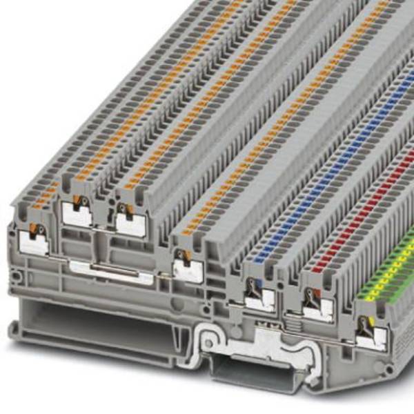 Phoenix Contact 3244473 Initiator- en actuatorklem  Push-In-klem  Grijs 50 stuk(s)