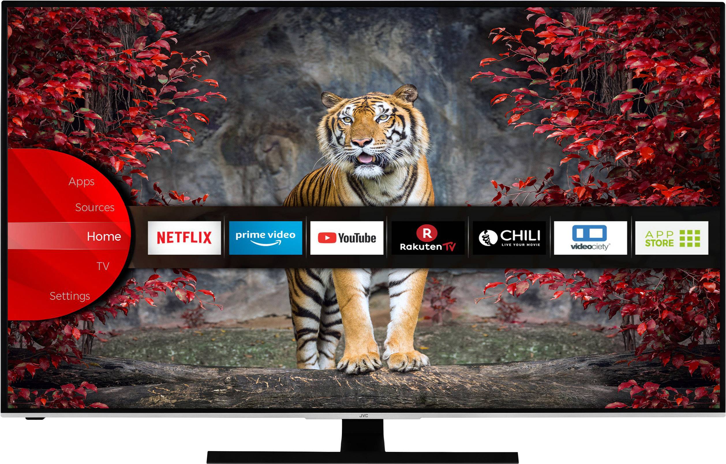 Jvc Lt 65v81 Led Tv 164 Cm 65 Inch Energielabel A A E Dvb T2 Dvb C Dvb S Uhd Smart Tv Wifi Ci Zwart Conrad Nl