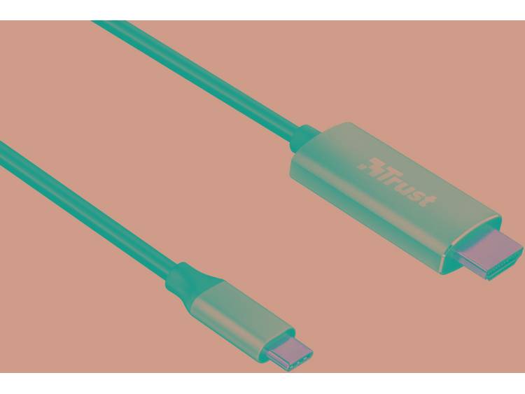 Trust Aansluitkabel [1x USB-C stekker 1x HDMI-stekker] 1.8 m Zwart