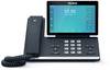 Yealink SIP-T56A Teams Vaste VoIP-telefoon Android, Handsfree, Headsetaansluiting, Optisch belsignaal, PoE, Touchscreen Kleuren touchscreen Zwart