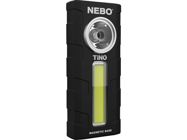 Nebo NB6809 TiNO N-A Platte werklamp werkt op batterijen 300 lm