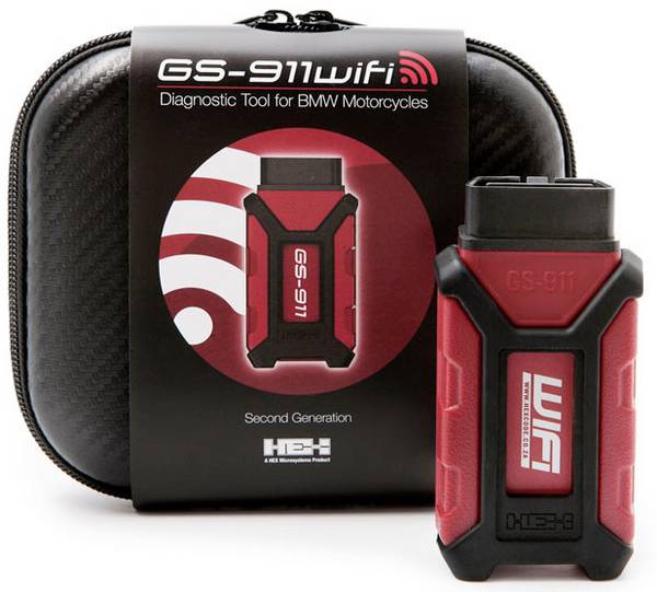 HEX GS-911 WiFi Hobby Motorfiets diagnosetool OBD2 Geschikt voor (automerken): BMW (Motorrad)  10 voertuigen