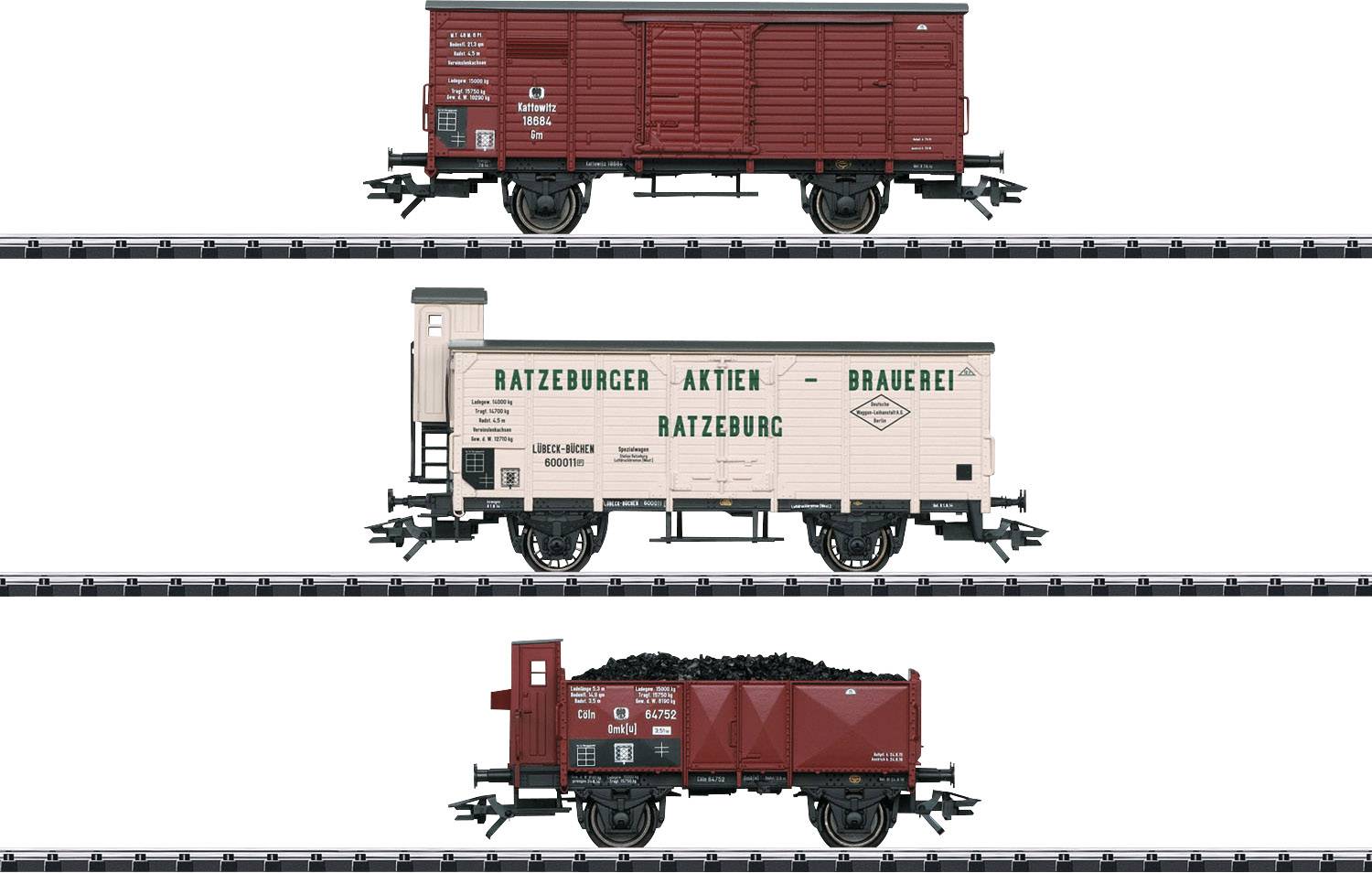 TRIX H0 24148 Goederenwagen DC