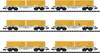 MiniTrix 15075 N set containerwagons van abraumzug uit de AEE Sgmmns 190