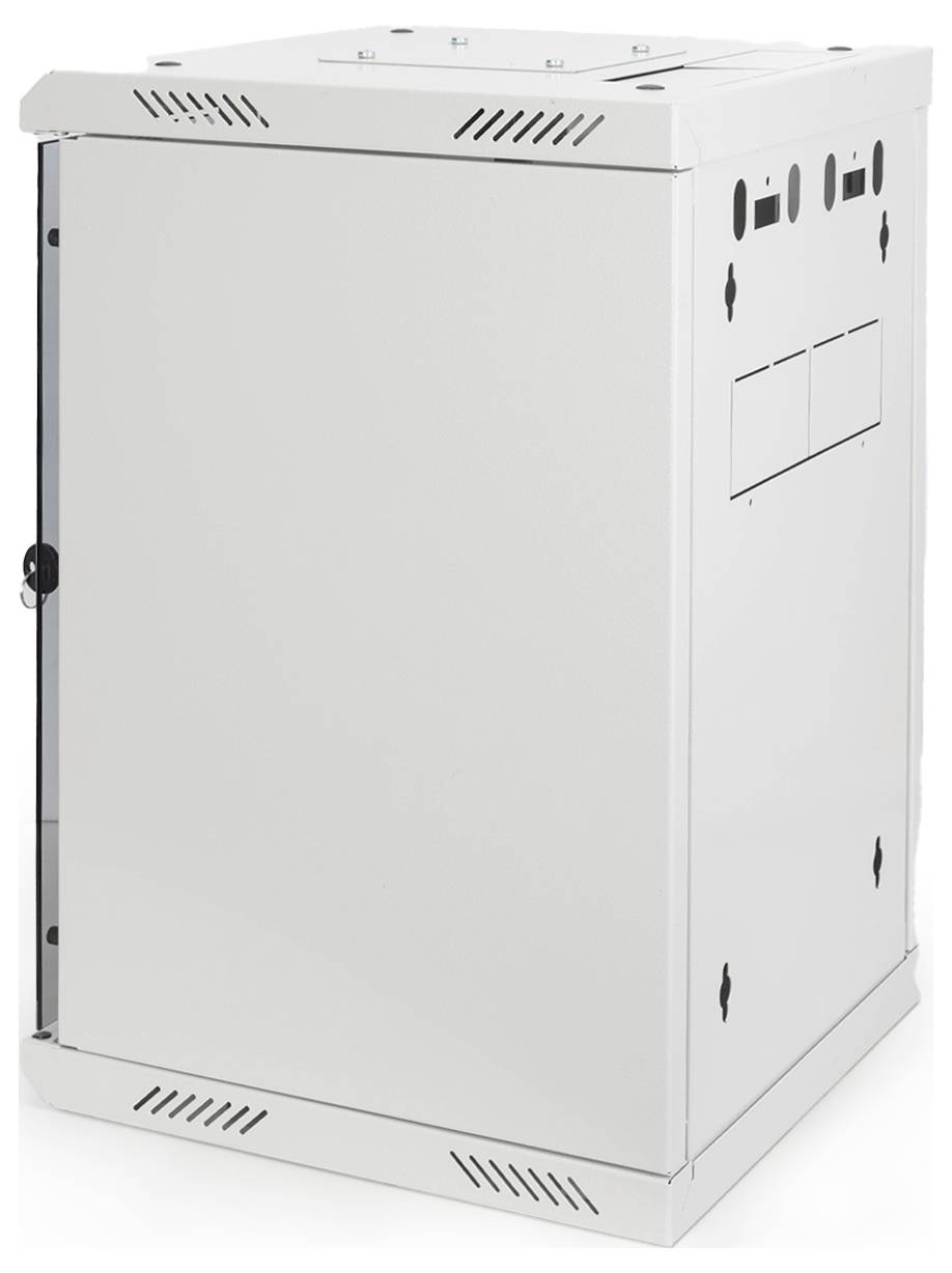 Een witte metalen kast met ventilatiesleuven, die mogelijk wordt gebruikt voor de opslag van elektronische componenten.