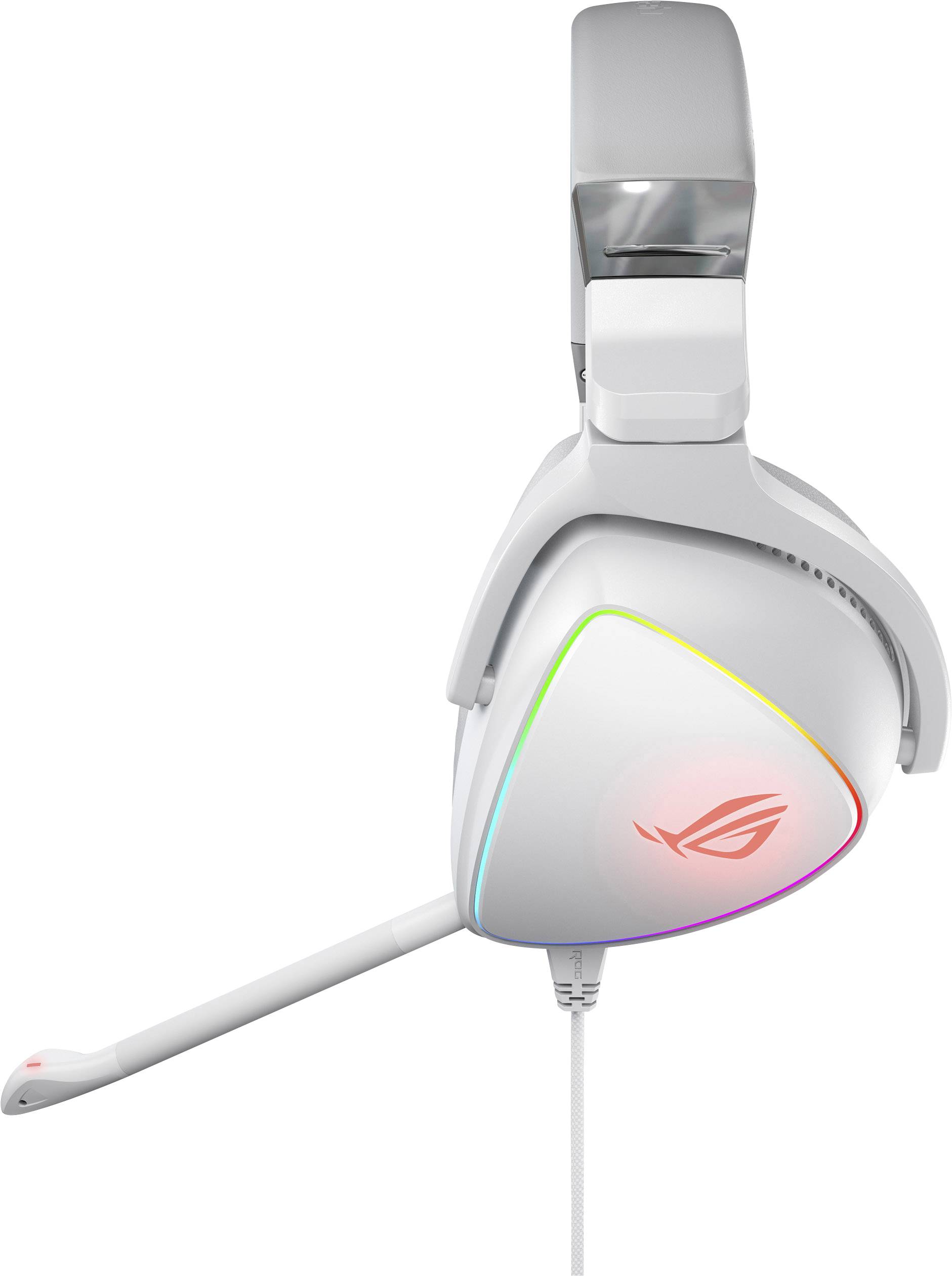 Asus ROG Delta Over Ear headset Kabel Stereo Wit Ruisonderdrukking (microfoon) Volumeregeling, Microfoon uitschakelbaar -1