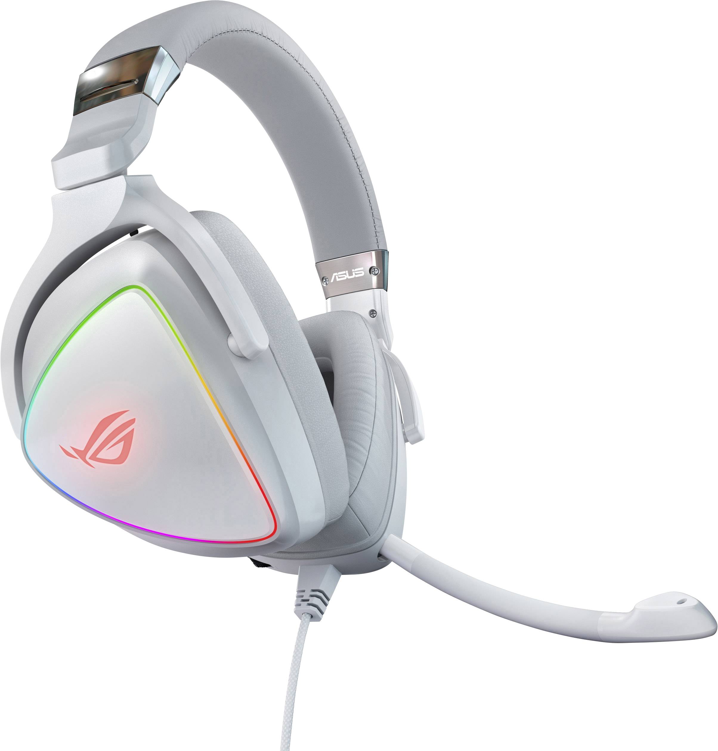 Asus ROG Delta Over Ear headset Kabel Stereo Wit Ruisonderdrukking (microfoon) Volumeregeling, Microfoon uitschakelbaar -4