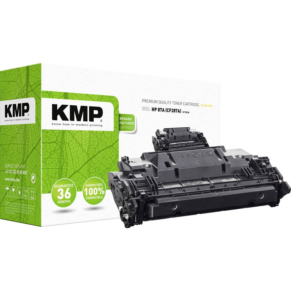 KMP Toner vervangt HP 87A, CF287A Zwart 9000 bladzijden Compatibel Toner