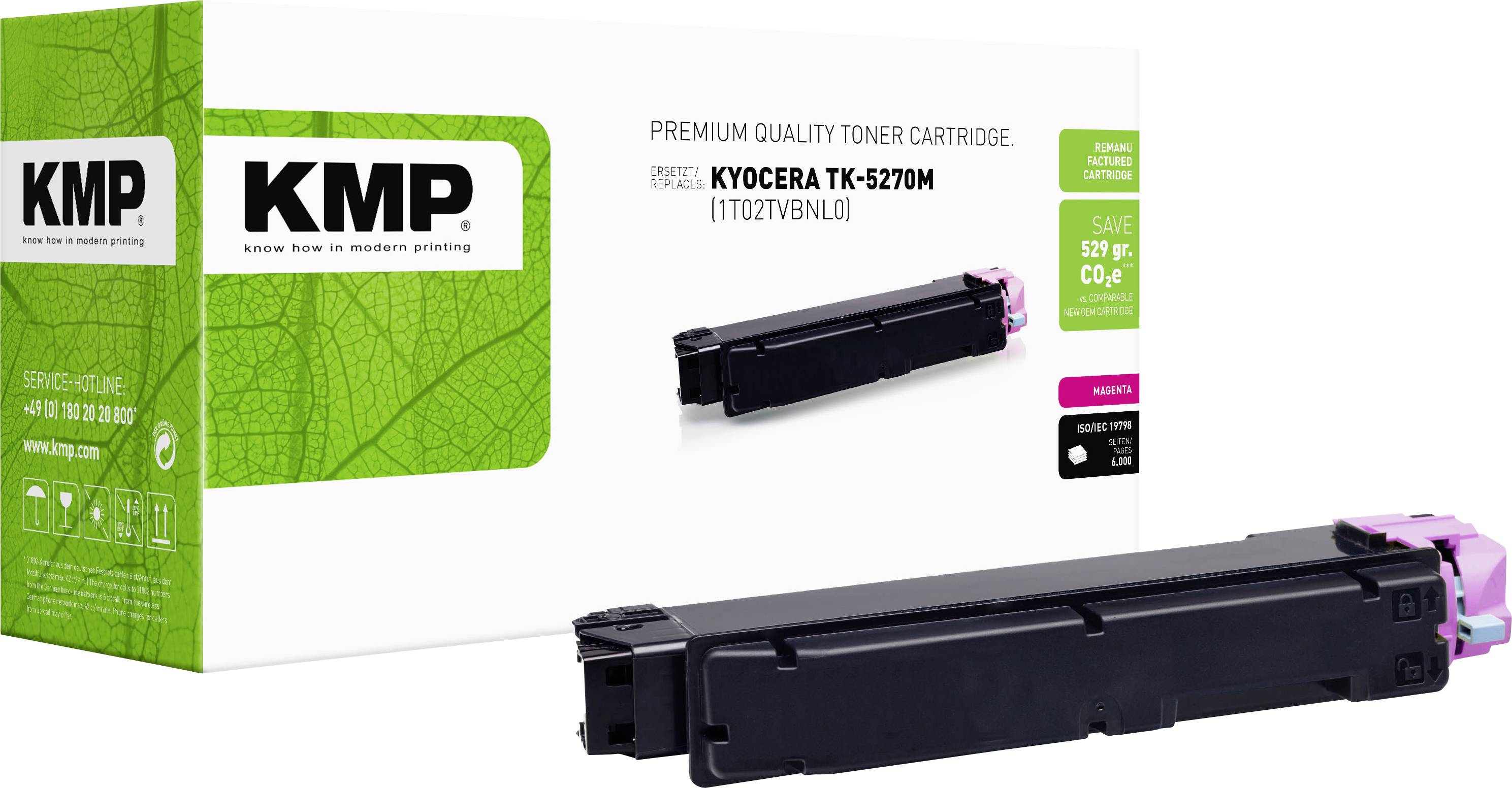 KMP K-T87 - magenta - toner cartridge alternative for Kyocera 1T02TVBNL0