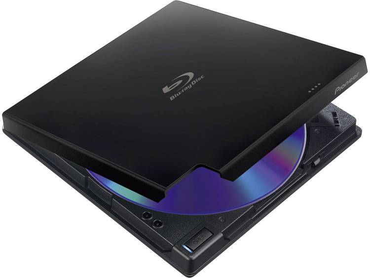 Pioneer BDR-XD07TB Externe Blu-ray brander Retail USB 3.0 Zwart