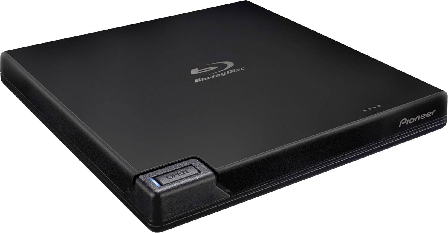 Pioneer BDRXD07TB Externe Bluray brander Retail USB 3.0 Zwart Conrad.nl