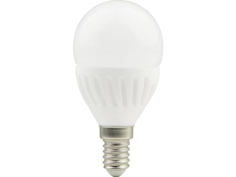 LightMe LED-lamp Energielabel: A+ (A++ E) E14 Bol 8 W = 60 W Warmwit (Ã x l) 45 mm x 90 mm Niet dimb