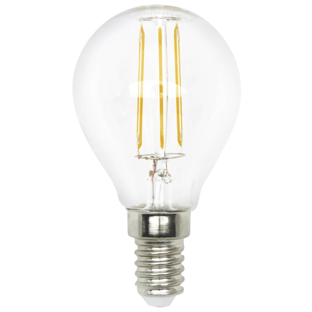 LightMe LM85341 LED-lamp Energielabel F (A - G) E14 Peer 4.5 W = 42 W Neutraalwit (Ø x l) 45 mm x 80 mm Niet dimbaar, Filament / Retro-LED 1 stuk(s)