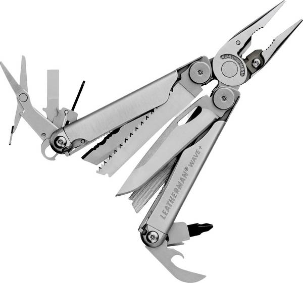 Leatherman WAVE Plus LTG832524 Multitool  Aantal functies 18 Grijs