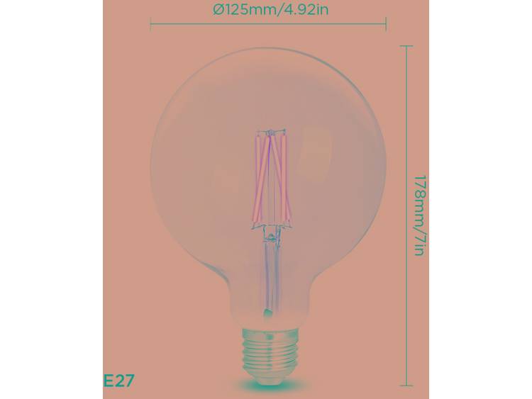 WiZ WiZ LED-lamp WZ31081271-C Energielabel: A++ (A++ E) E27 6.5 W Wit