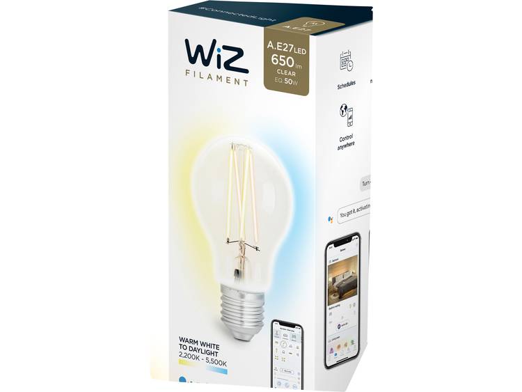 WiZ WiZ LED-lamp WZ31026071-C Energielabel: A++ (A++ E) E27 6.5 W Wit