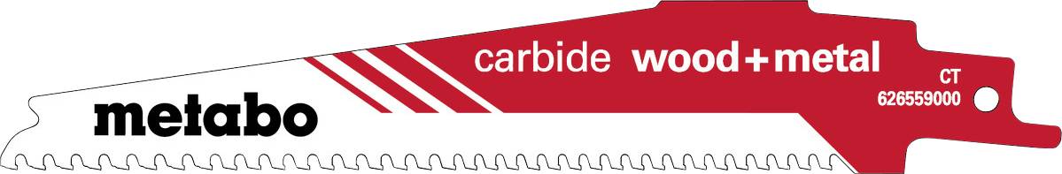 Metabo 626559000 Reciprozaagblad carbid hout + metaal Zaagbladlengte 150 mm 1 stuk(s)